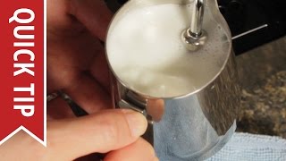 How to AutoFroth Milk for Lattes [upl. by Ettennek678]