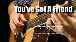 Youve Got A Friend Introduction Guitar Lesson Tutorial [upl. by Reddin]