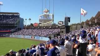 Take Me Out To The Ballgame Dodger Stadium 10162013 [upl. by Buerger]