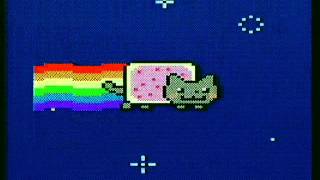 Fit Nyan Cat for Sinclair QL [upl. by Normac]