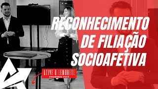 DIREITO DE FAMÍLIA Reconhecimento de filiação socioafetiva [upl. by Hayarahs]