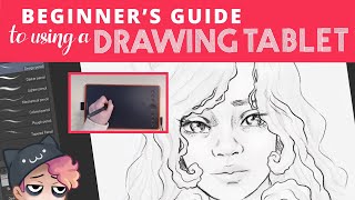 How to Use a DRAWING TABLET  Guide for Beginners [upl. by Enylcaj]