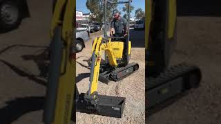 Wacker Neuson 803 mini excavator  Walk around [upl. by Romney]