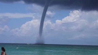 Waterspout Off Grand Cayman Island  7 Mile Beach [upl. by Doner615]