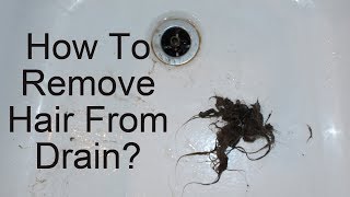 How To Unclog MOST Bathtub Drains By Removing Hair [upl. by Kristi]