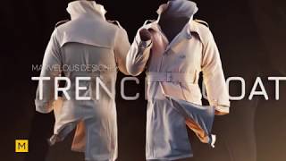 Marvelous Designer Course Creating a trench coat in Marvelous Designer [upl. by Bonney580]