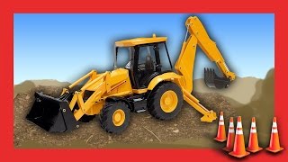 Diggers for Children  Construction Trucks with Machines for Kids [upl. by Onid]