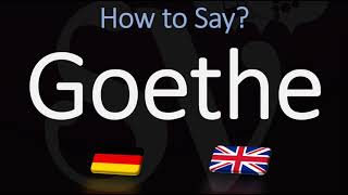 How to Pronounce Goethe  German amp English Pronunciation [upl. by Berkly580]