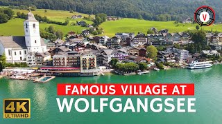 St Wolfgang Austrian Village at Lake Wolfgangsee 🇦🇹 Wonderful Summer Paradise 4K ExploreAustria [upl. by Eentruok839]