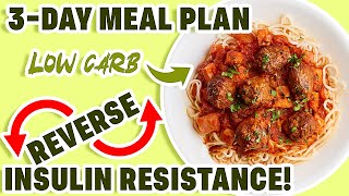 Insulin Resistance Diet Plan What to Eat to REVERSE Insulin Resistance [upl. by Nnaarual]