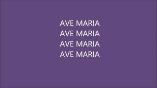 ave maria glorious lyrics [upl. by Alex]