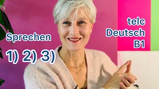 B1 telc  Mündliche Prüfung 123  Deutsch lernen [upl. by Azeria]