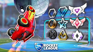 Freestyling vs Every Rank in Rocket League [upl. by Doownyl458]